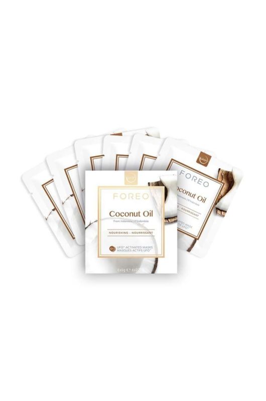 Активована маска для глибокого живлення ufo FOREO Coconut Oil 6-pack колір барвистий