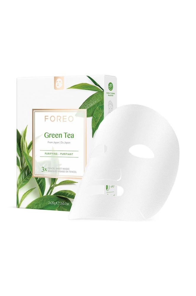 Листова маска для зняття запалень для комбінованої шкіри FOREO Farm To Face Sheet Mask 3-pack колір барвистий