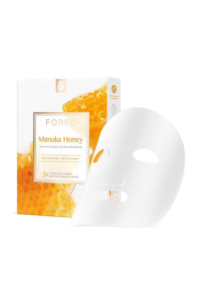 Відновлююча листова маска для старіючої шкіри FOREO Farm To Face Sheet Mask 3-pack колір барвистий