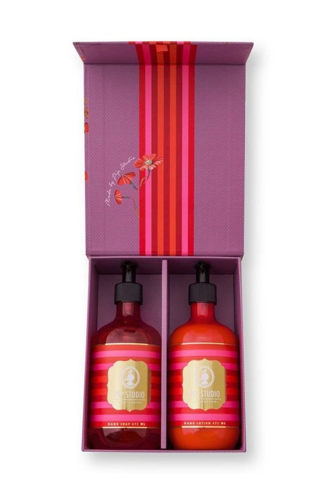 Набір мила та лосьйону для рук Pip Studio Giftset Tea Leaves 2-pack колір рожевий фото 2