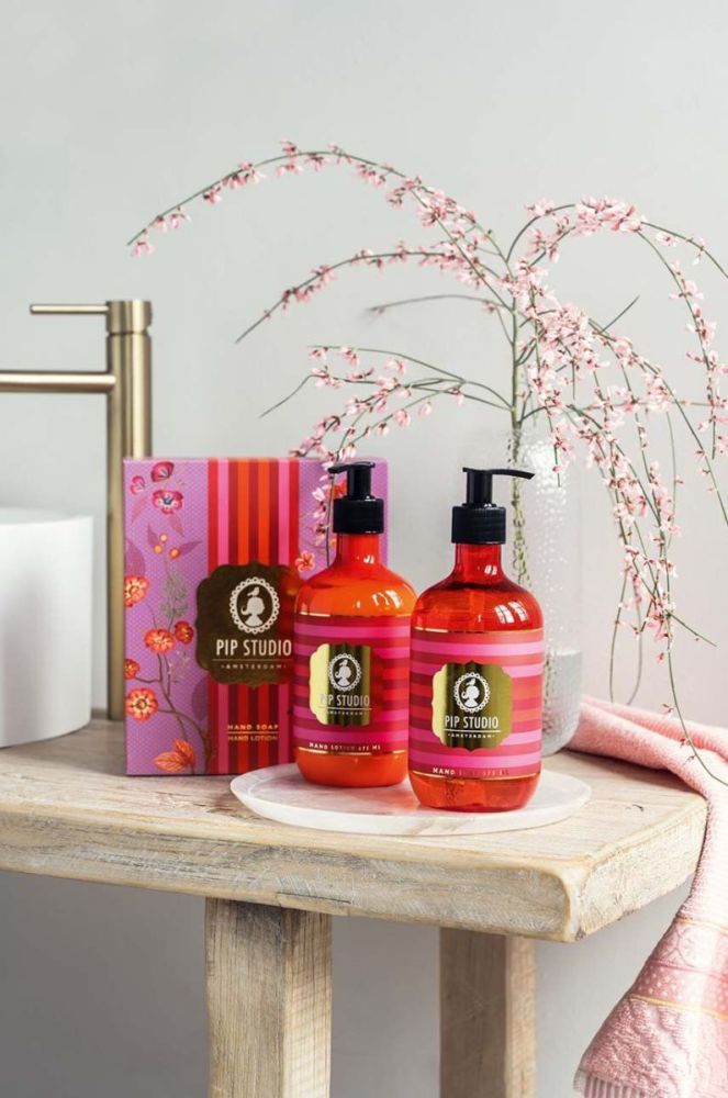 Набір мила та лосьйону для рук Pip Studio Giftset Tea Leaves 2-pack колір рожевий фото 5