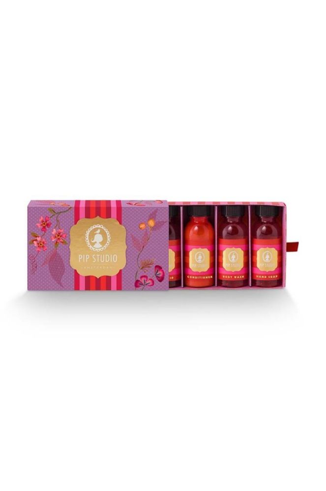 Набір міні косметики Pip Studio Travelset Tea Leaves 4-pack колір рожевий фото 2