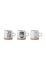 Bloomingville Набір чашок (3-pack) колір сірий