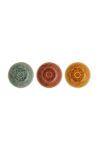 Bloomingville Набір контейнерів (3-pack) колір зелений Bloomingville Набір контейнерів (3-pack) колір зелений