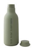 Design Letters Пляшка для води колір зелений (2671658)