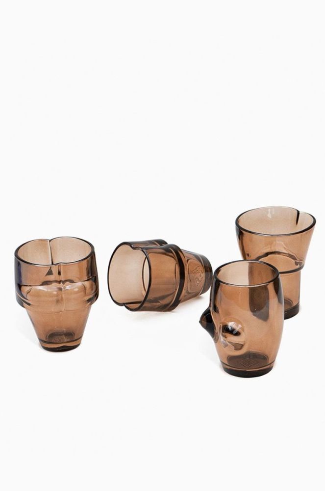 DOIY Набір склянок (4-pack) колір коричневий фото 3