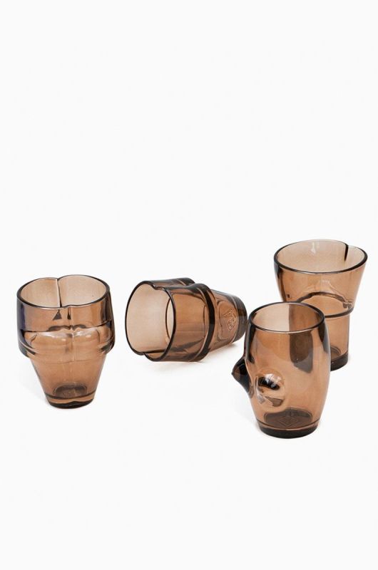 Набір склянок DOIY 300 ml 4-pack колір коричневий фото 3