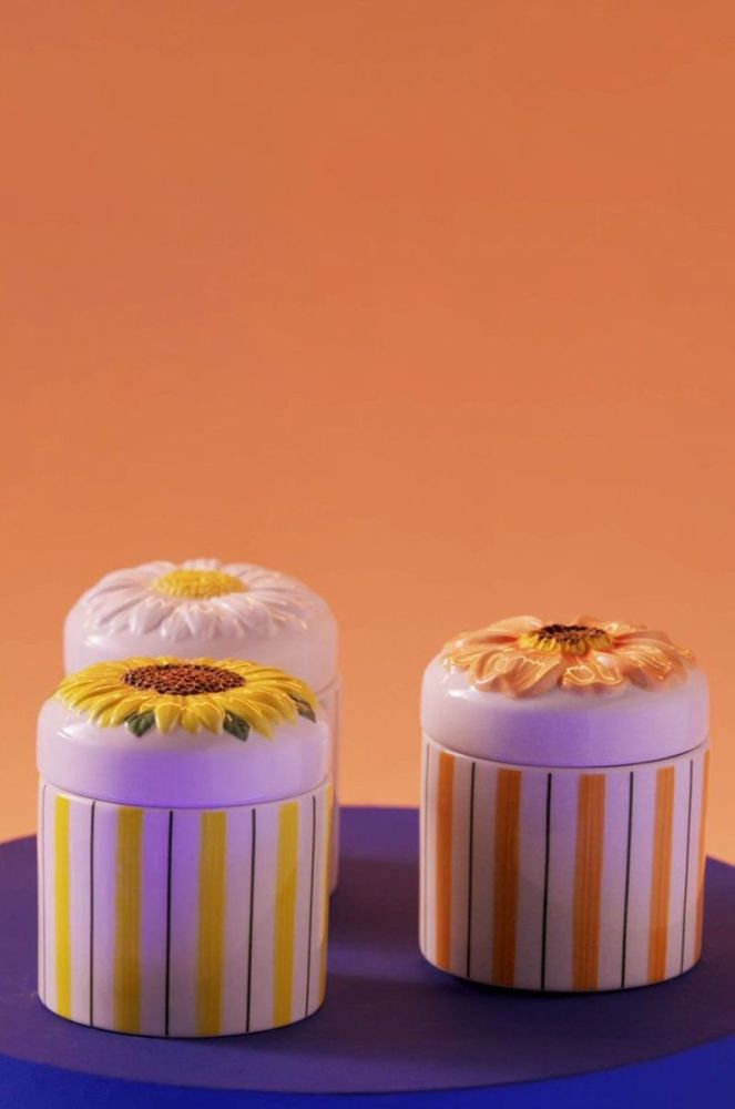 &k amsterdam Шкатулка для дрібниць Sunflower колір барвистий фото 3