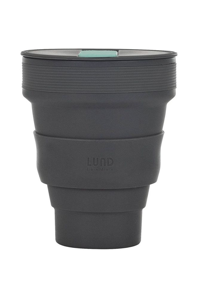 Складний стаканчик Lund London Collapsible Cup колір сірий (2846831)