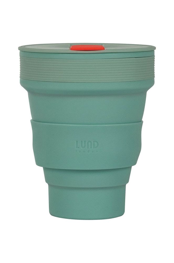 Складний стаканчик Lund London Collapsible Cup колір бірюзовий (2843801)
