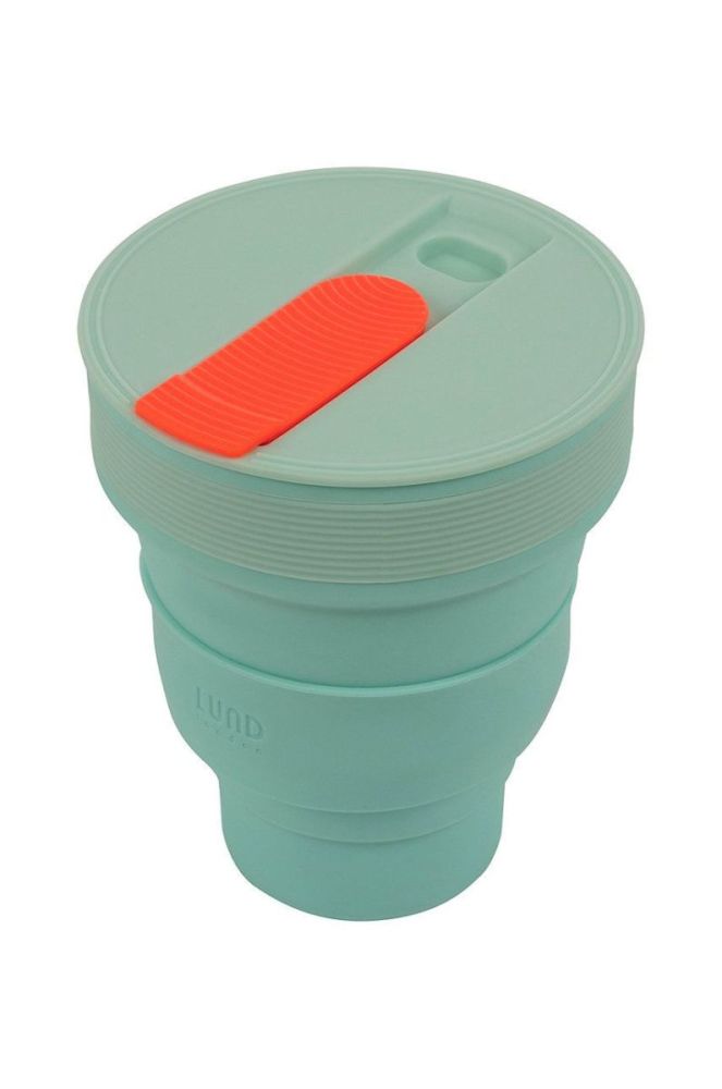 Складний стаканчик Lund London Collapsible Cup колір бірюзовий (2843801) фото 2