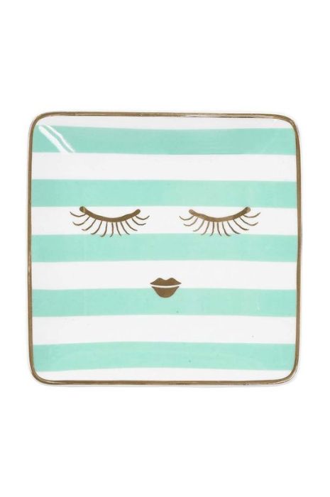 Miss Etoile Тарілка колір бірюзовий (2499332)