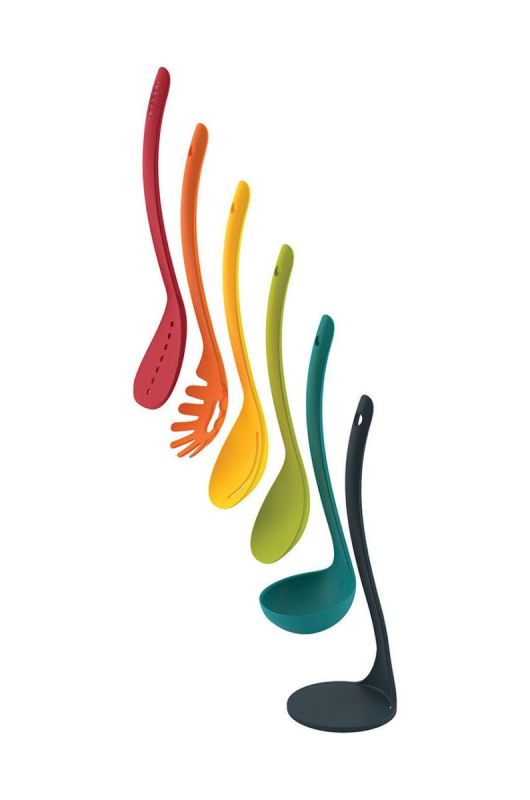 Joseph Joseph Набір кухонних аксесуарів з підставкою Nest (5-pack) колір барвистий фото 2