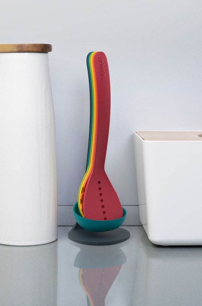 Joseph Joseph Набір кухонних аксесуарів з підставкою Nest (5-pack) колір барвистий фото 3