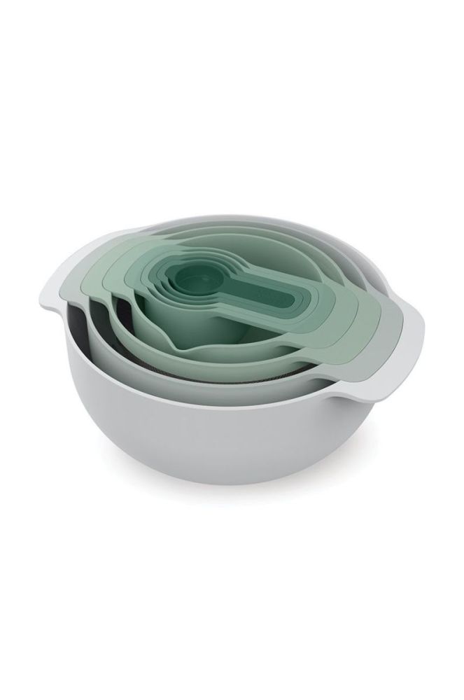 Joseph Joseph Набір кухонного приладдя: миски та мірки Nest (9-pack) колір зелений (2536448) фото 3