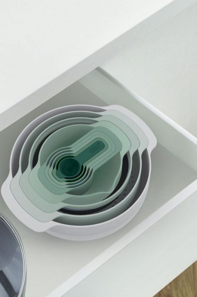 Joseph Joseph Набір кухонного приладдя: миски та мірки Nest (9-pack) колір зелений (2536448) фото 5