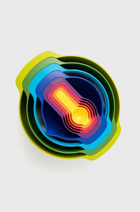Joseph Joseph Набір кухонного приладдя: миски та мірки Nest (9-pack) колір барвистий (2536449)