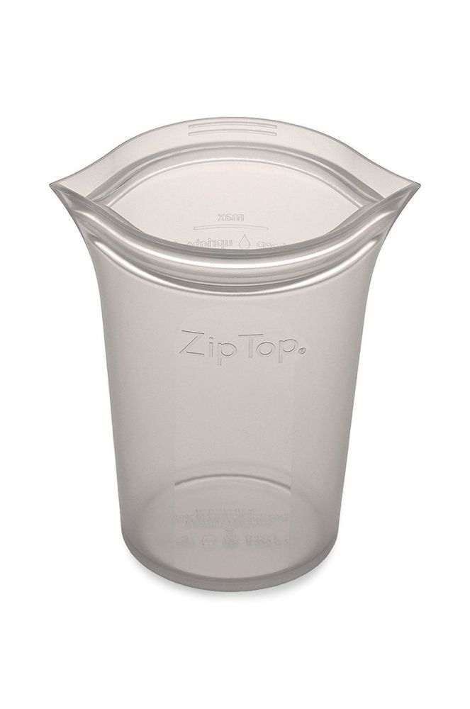 Zip Top Ємність для закусок Small Cup 237 ml колір сірий