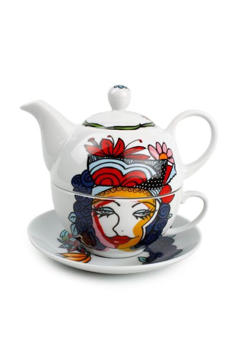 Fine Dining & Living Чайний набір Josien Broeren колір барвистий