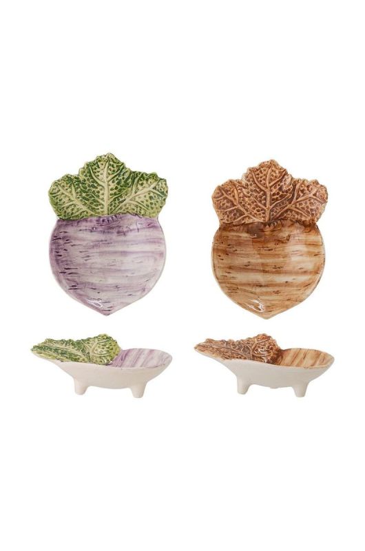 Bloomingville Набір контейнерів (2-pack) колір фіолетовий