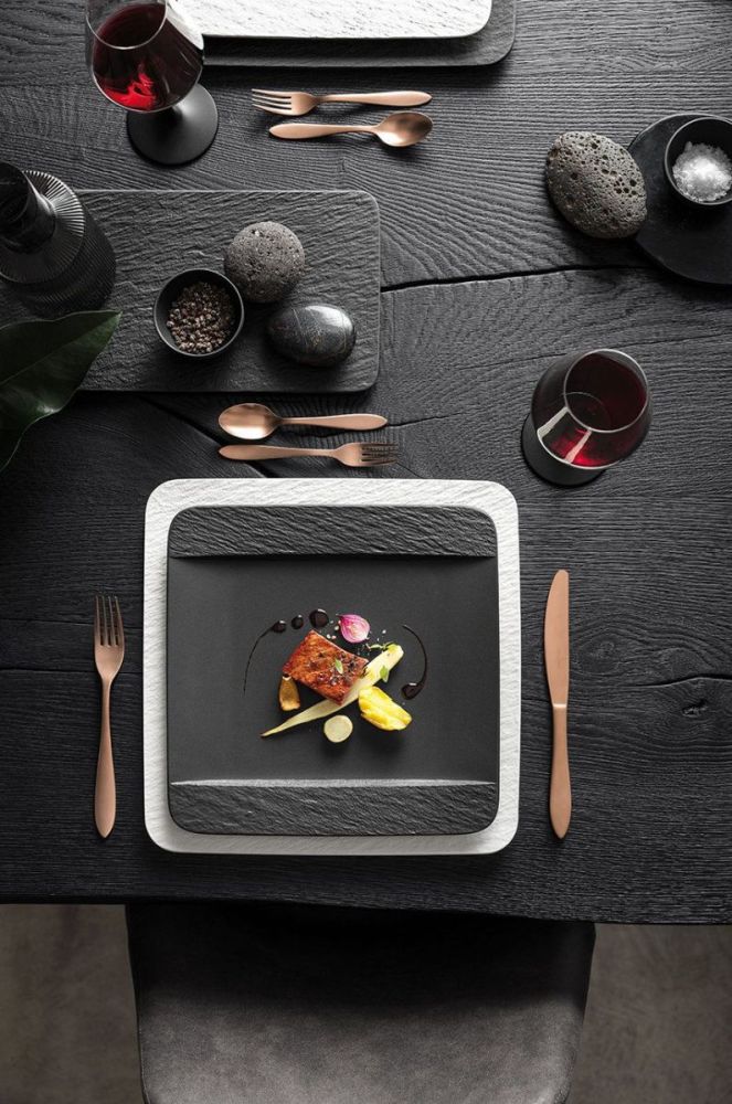 Villeroy & Boch Тарілка Manufacture Rock колір чорний фото 3