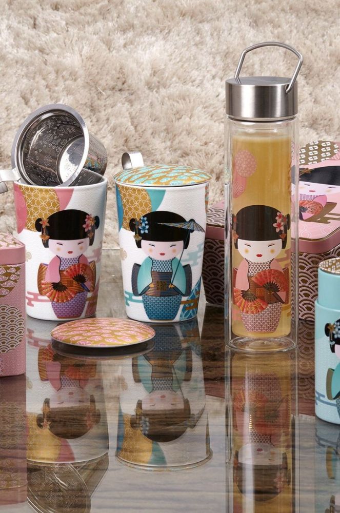 Eigenart Чашка з заварником TeaEve Little Geisha колір барвистий фото 4