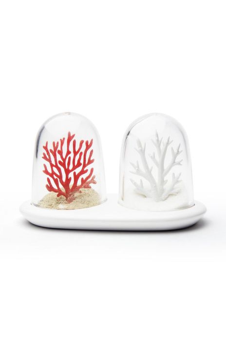 Qualy Сільничка і перечниця з підставкою колір барвистий (2696924)