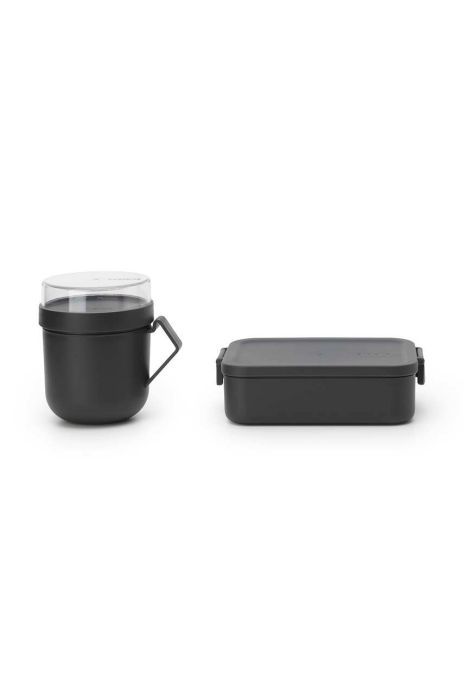 Ланчбокс-сет Brabantia Make & Take 2-pack колір сірий
