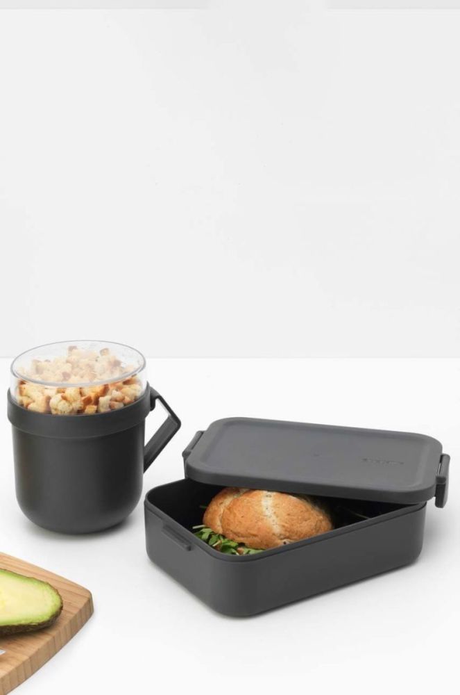 Ланчбокс-сет Brabantia Make & Take 2-pack колір сірий фото 2