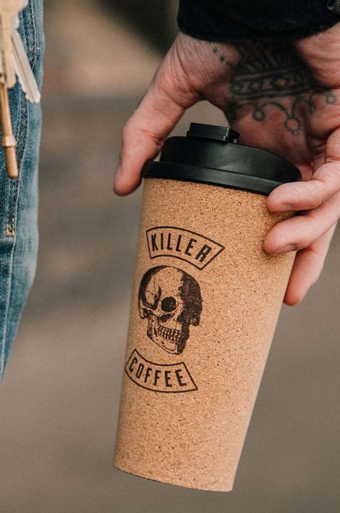 Кухлик для кави Luckies of London killer coffee колір барвистий фото 4