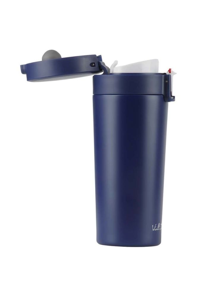 Термокружка Vialli Design Fuori 400 ml колір блакитний фото 2
