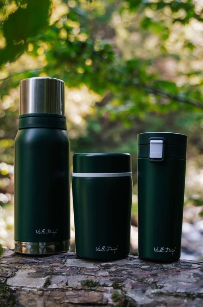 Термос для ланчу Vialli Design Fuori 1000 ml колір зелений (2868637) фото 8