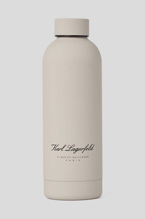 Термічна пляшка Karl Lagerfeld колір бежевий Термічна пляшка Karl Lagerfeld колір бежевий