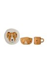 Дитячий набір для сніданку Bloomingville 3-pack колір коричневий (3348277) Дитячий набір для сніданку Bloomingville 3-pack колір коричневий (3348277)