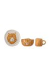 Дитячий набір для сніданку Bloomingville 3-pack колір коричневий (3348280) Дитячий набір для сніданку Bloomingville 3-pack колір коричневий (3348280)