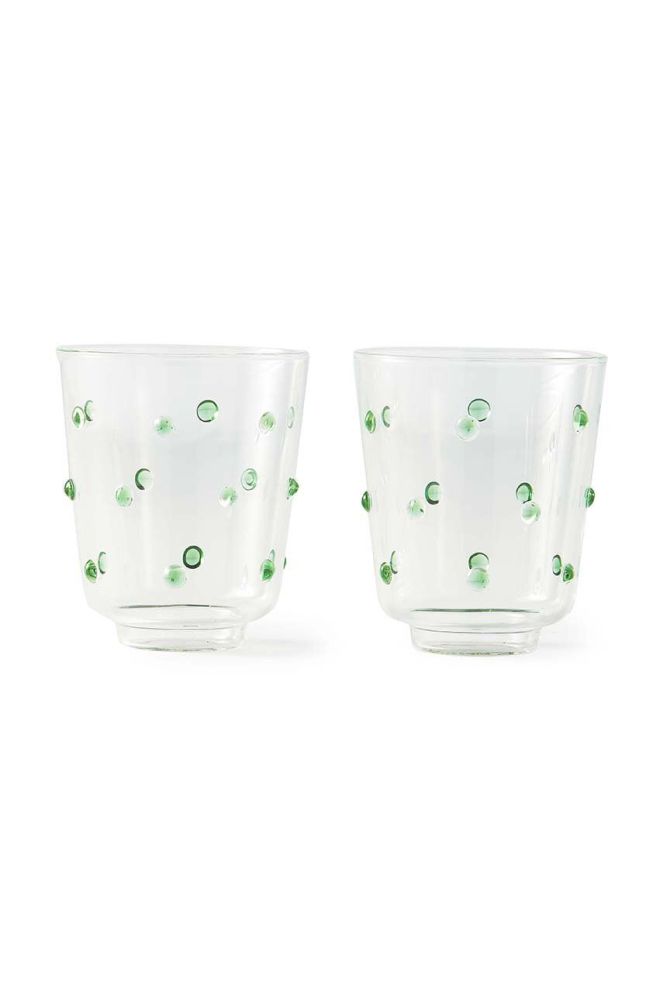 Набір склянок Pols Potten 2-pack колір зелений (3348281)