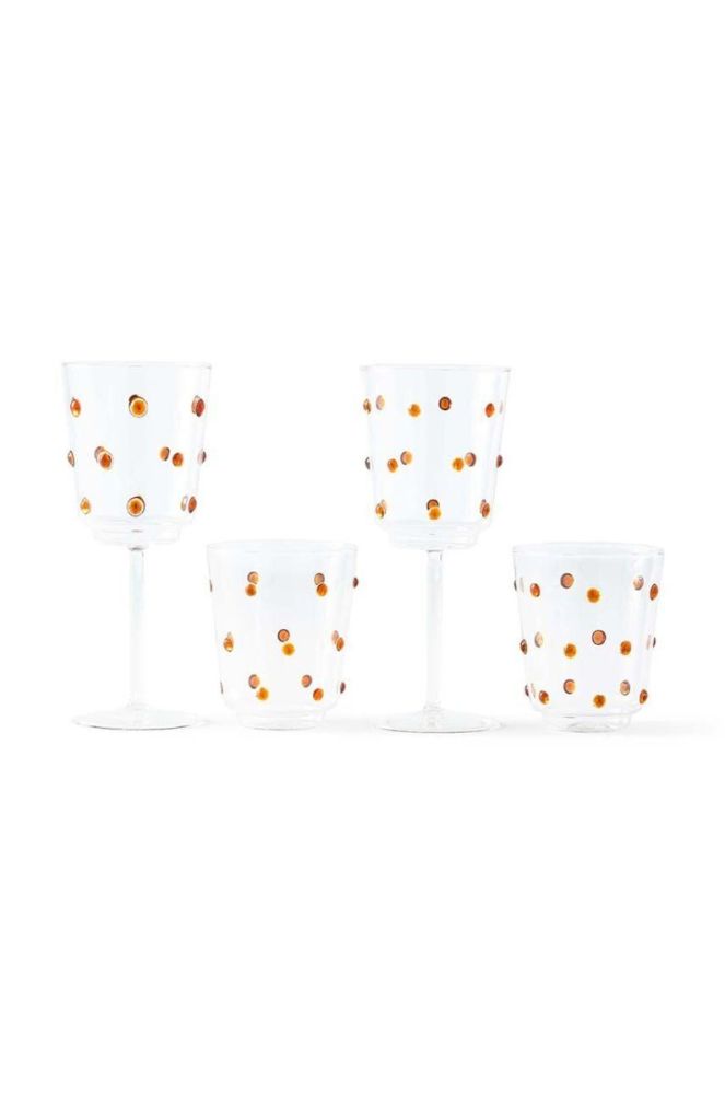 Набір склянок Pols Potten 2-pack колір жовтий (3348283) фото 4