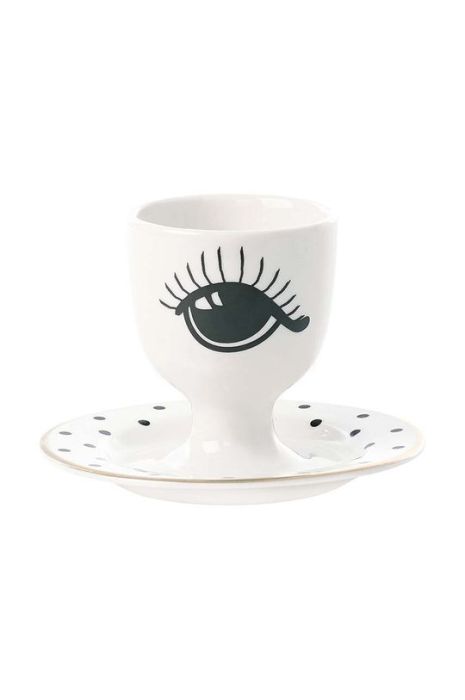 Підставка під яйце Miss Etoile колір білий