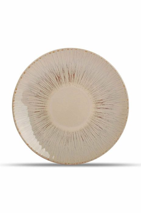 Тарілка ONA Luce колір бежевий Тарілка ONA Luce колір бежевий