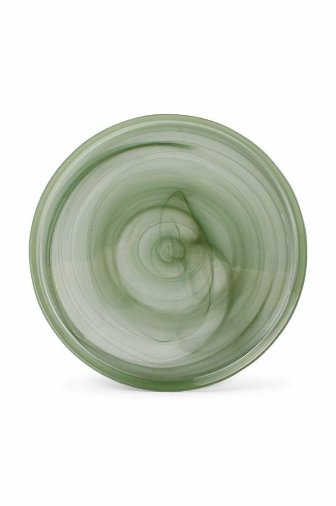 Тарілка S|P Collection Twirl колір зелений (3011873)