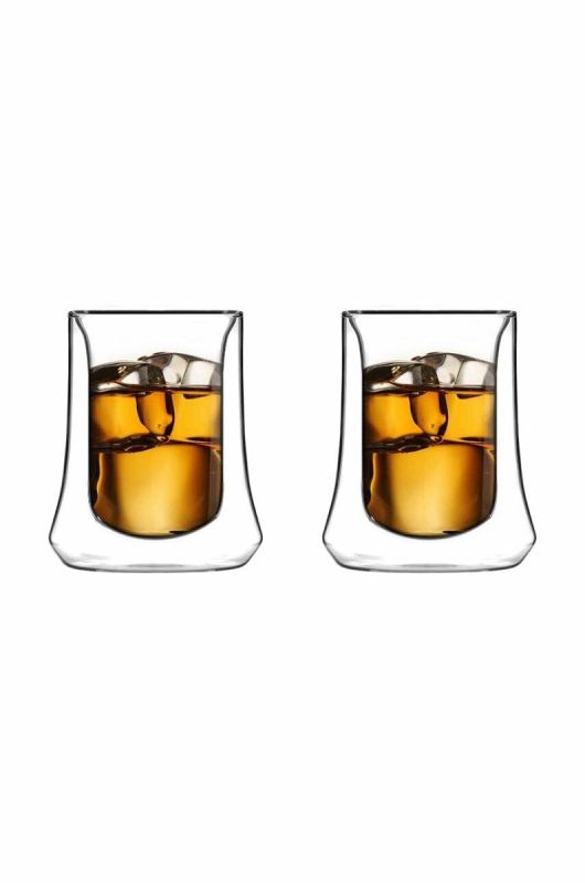 Набір склянок Vialli Design Soho 2-pack колір прозорий