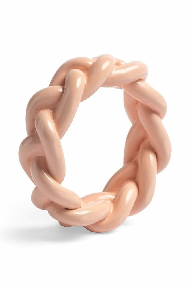 Кільця для серветок &k amsterdam Braid Pink Set 4-pack колір рожевий фото 2