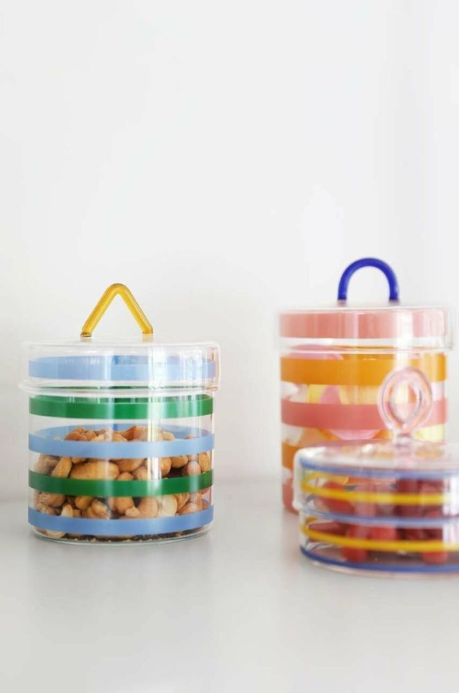 Контейнер з кришкою &k amsterdam Jar Stripy колір барвистий (3037657) фото 2