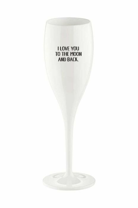 Набір келихів для шампанського Koziol Cheers 100 ml 6-pack колір білий (3025159)