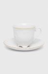 Чашка з блюдцем ?miel?w Rococo колір білий