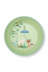 Тарілка Pip Studio Jolie Green колір барвистий Тарілка Pip Studio Jolie Green колір барвистий