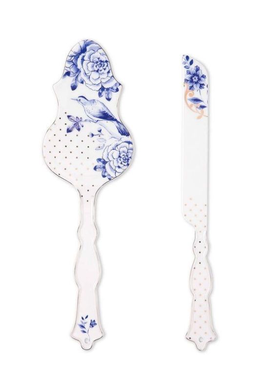 Салатні ложки Pip Studio Royal White 2-pack колір барвистий