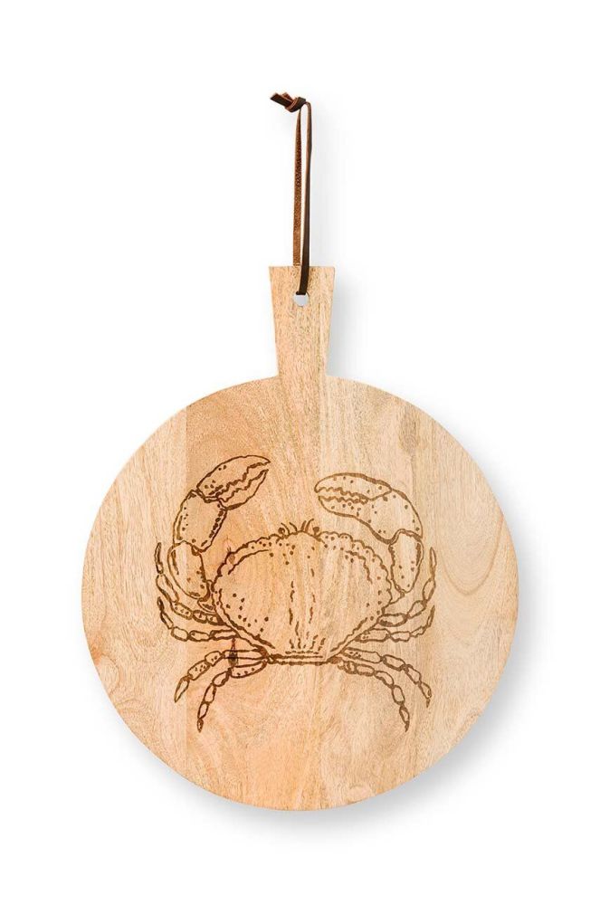 Декоративний піднос Pip Studio Crab колір бежевий