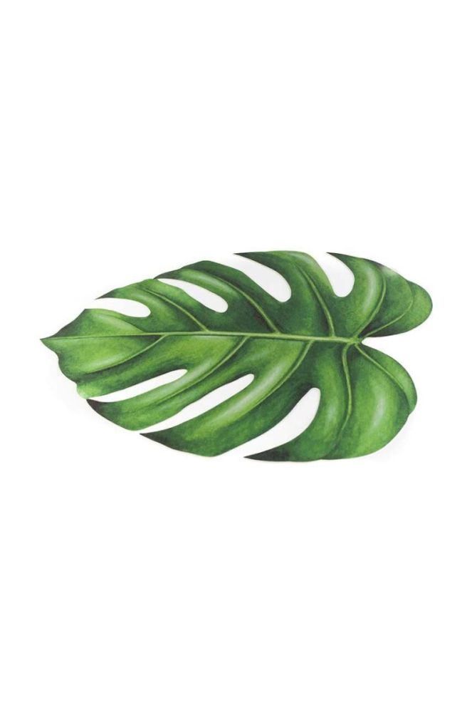 Декоративна скатертина Madre Selva Monstera колір зелений фото 2