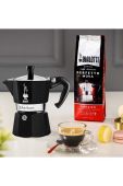 Кавоварка Bialetti Moka Express 6tz колір чорний